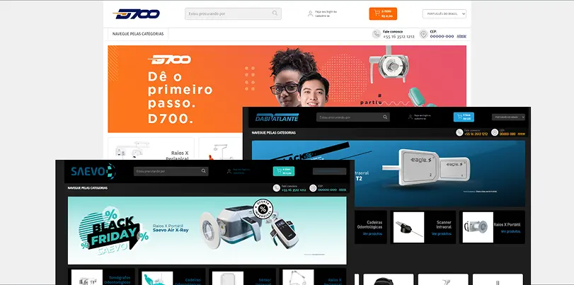 Dabi Atlante, Saevo and D700 home pages