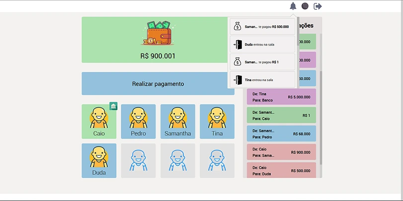 Monopoly Banker room